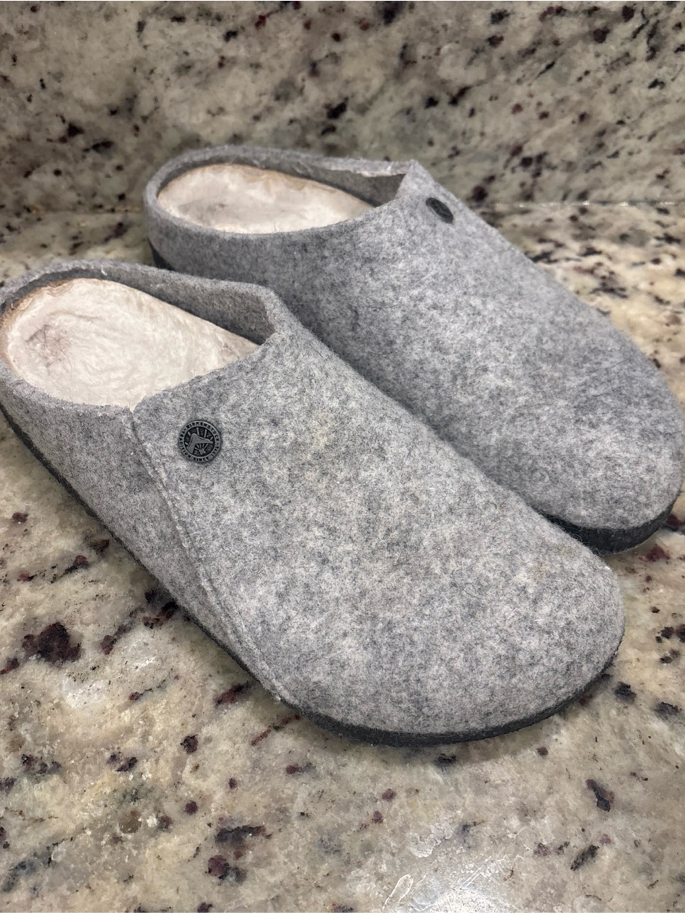 Birkenstock Zermatt Shearling Slipper Womens US 40/9 Wool Clog Casual Slip On